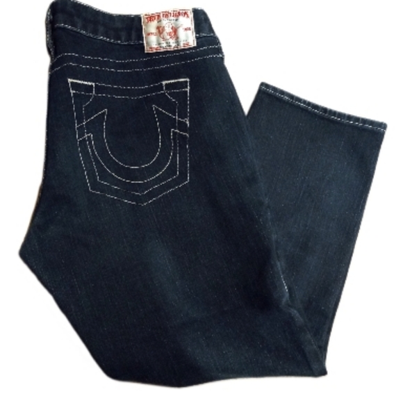 TRUE RELIGION  Women's Capri Jeans sz 29 - Picture 1 of 5